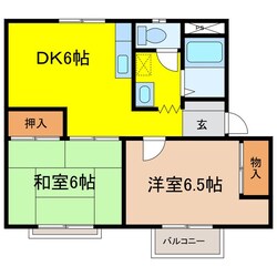 メゾニティ小沢の物件間取画像